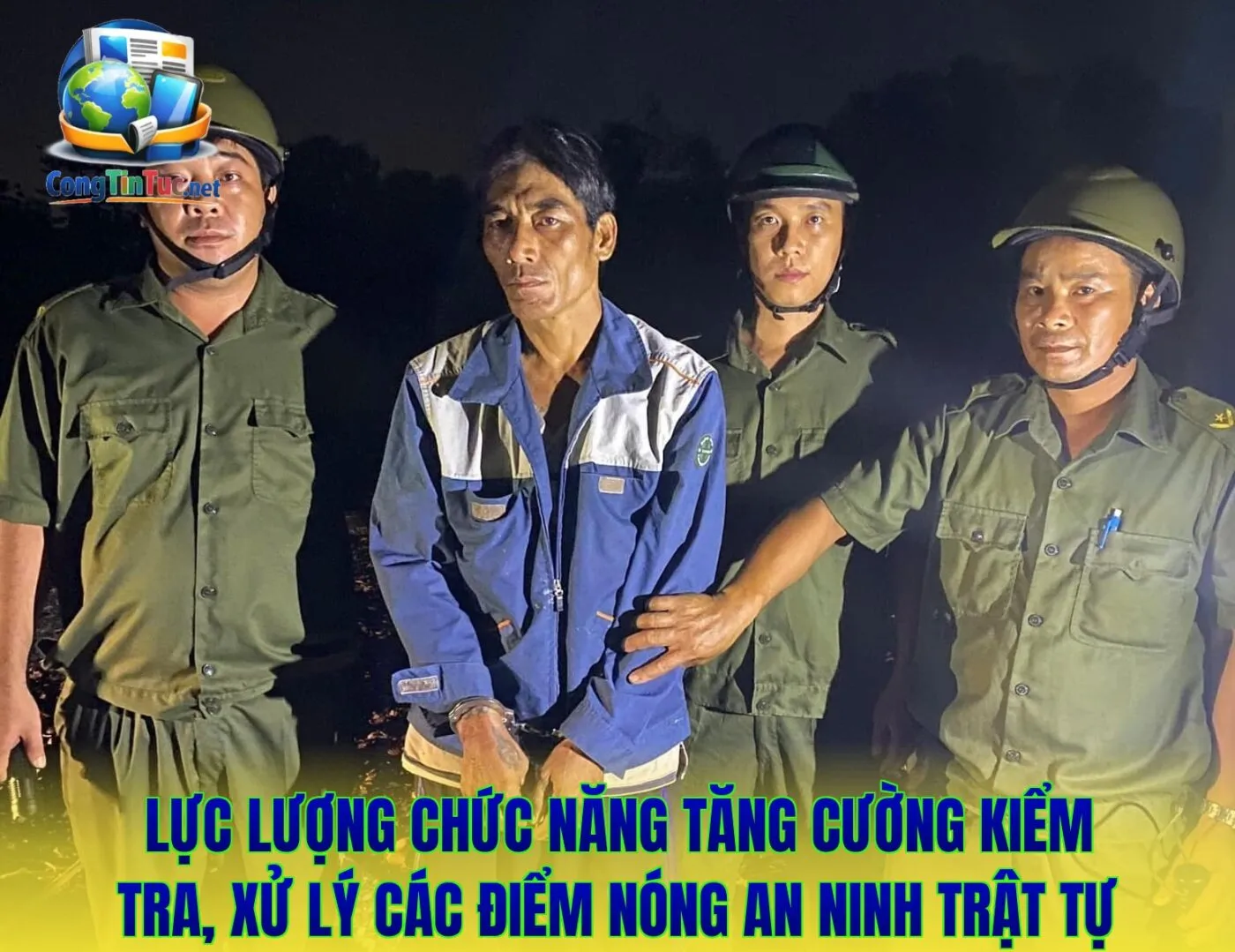 Lực lượng chức năng tăng cường kiểm tra, xử lý các điểm nóng an ninh trật tự