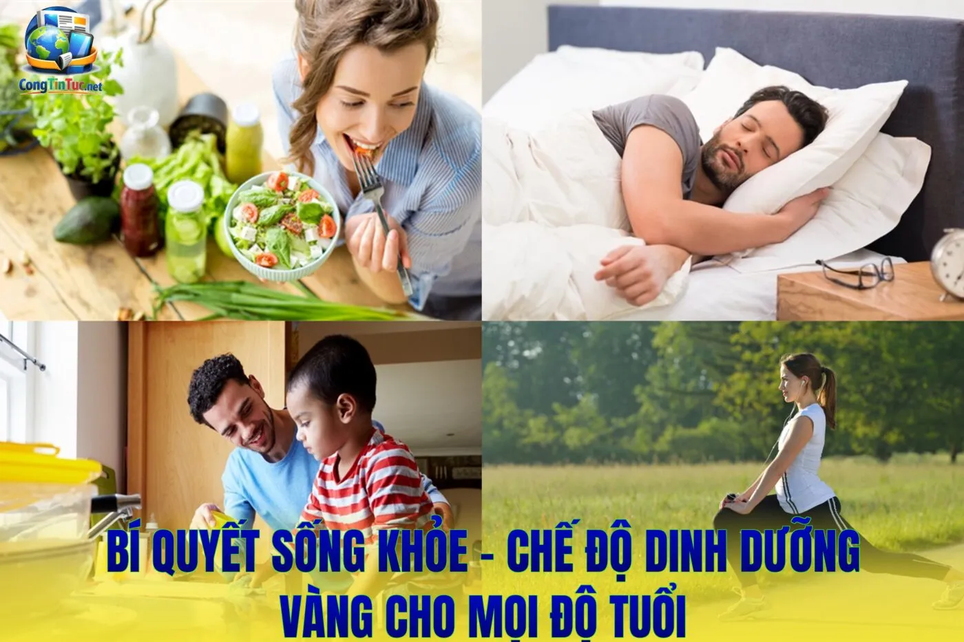 Bí Quyết Sống Khỏe - Chế Độ Dinh Dưỡng Vàng Cho Mọi Độ Tuổi