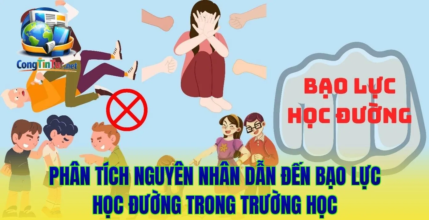 Phân tích nguyên nhân dẫn đến bạo lực học đường trong trường học