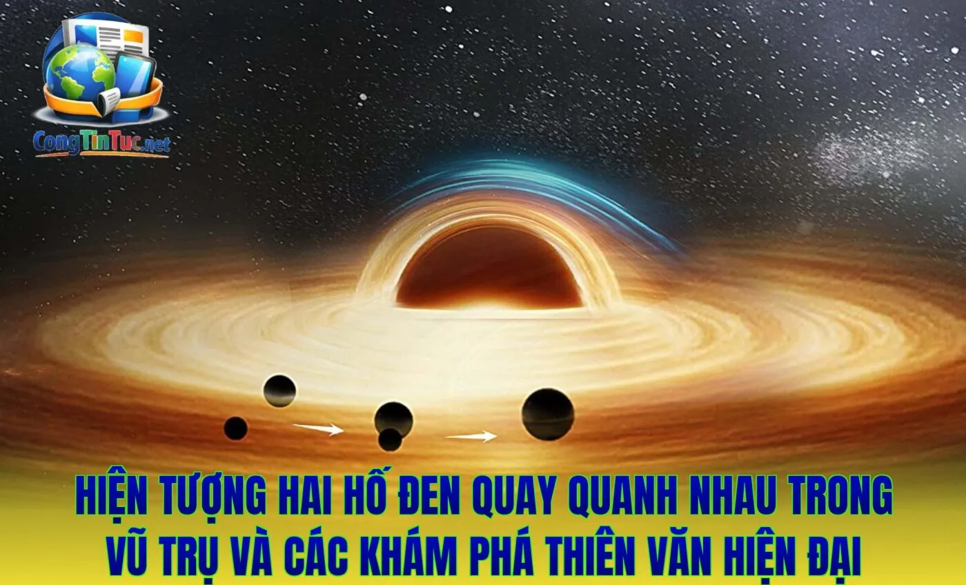 Hiện tượng hai hố đen quay quanh nhau trong vũ trụ và các khám phá thiên văn hiện đại