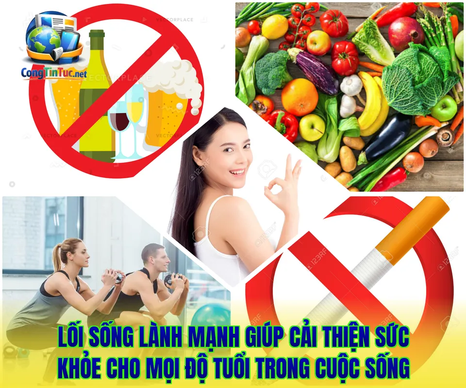 Lối sống lành mạnh giúp cải thiện sức khỏe cho mọi độ tuổi trong cuộc sống