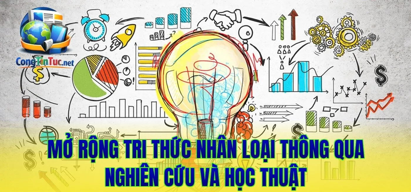 Mở rộng tri thức nhân loại thông qua nghiên cứu và học thuật