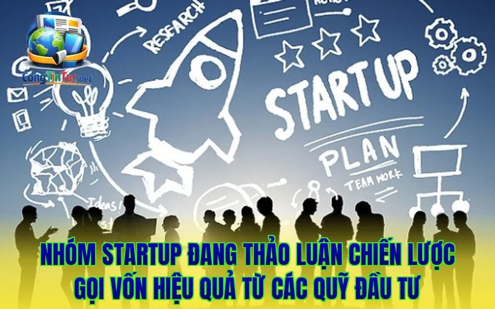 Nhóm startup đang thảo luận chiến lược gọi vốn hiệu quả từ các quỹ đầu tư
